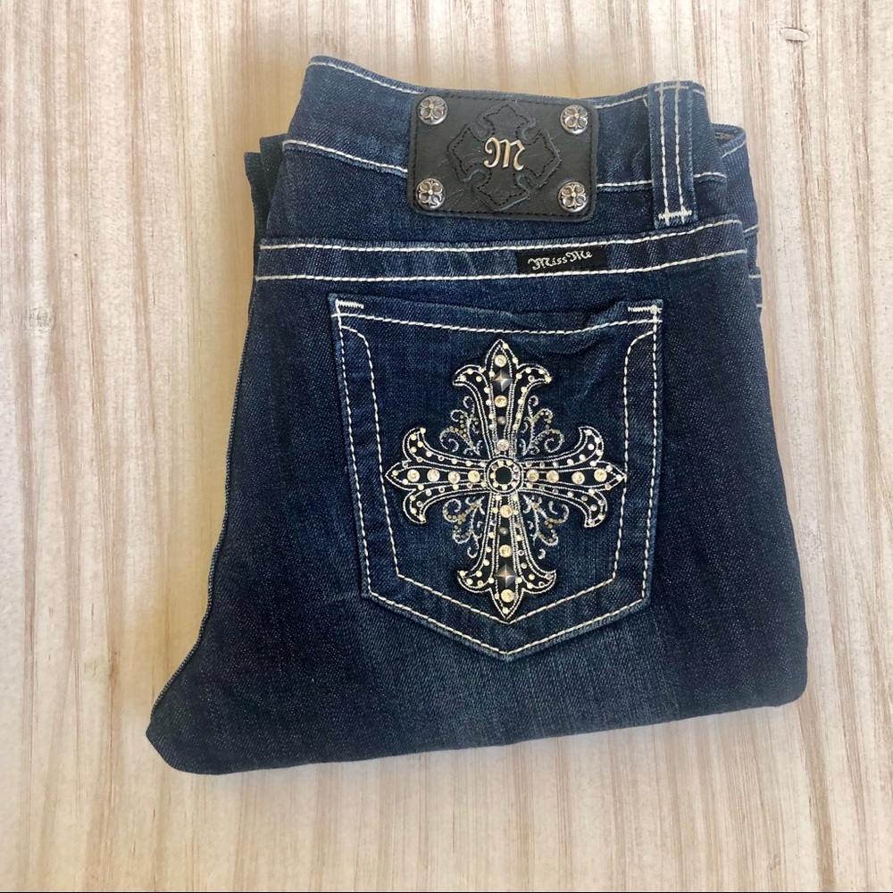 Miss Me Boot Cut Embellished Jeans